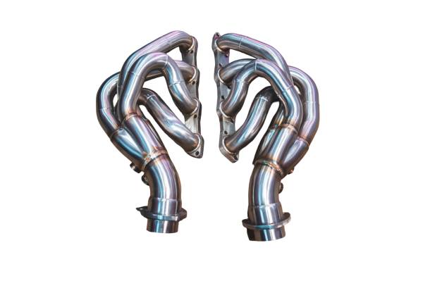 Valvetronic Designs - Valvetronic Designs Ferrari F430 4.3L, Free Flow Exhaust Headers, T304 Stainless Steel FER.F430.FFH.BR