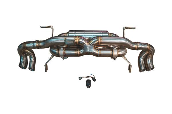 Valvetronic Designs - Valvetronic Designs Lamborghini LP 570-4 Superleggera 5.2L Catback, T304 Stainless Steel, Reuses OEM Tips LAM.LP570.VSES.BR