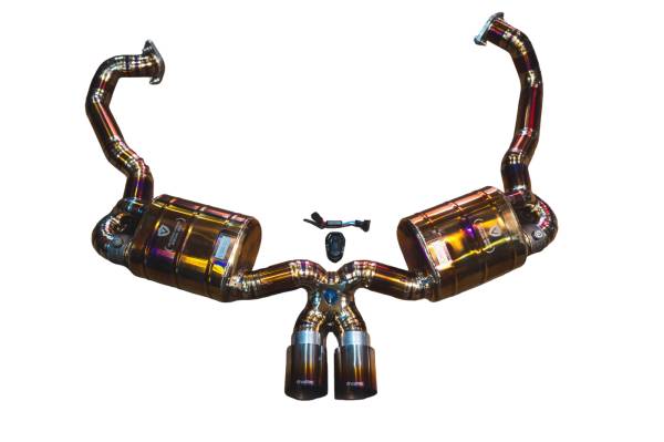 Valvetronic Designs - Valvetronic Designs Porsche 981 Boxster, Cayman, 2.7,3.4L, Full Exhaust System With Free Flow Headers, Grade 5 Titanium TIPOUTLET POR.981.VSES.FFH.TI