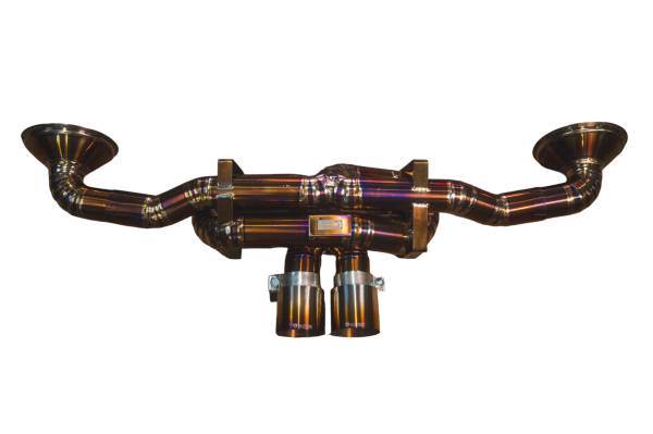 Valvetronic Designs - Valvetronic Designs Porsche 992 911 GT3,GT3RS 4.0L, F1 Catback System , Grade 5 Titanium, 4.0" Outlet Tips POR.992.GT3.F1.TI