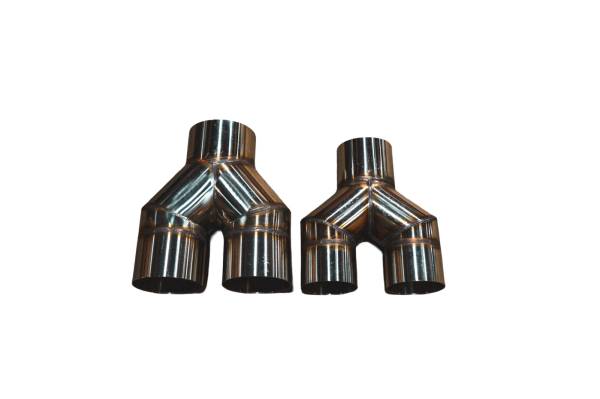 Valvetronic Designs - Valvetronic Designs Y Pipe Ehaust Adapter, 3.0" VTD.YPIPE.76MM