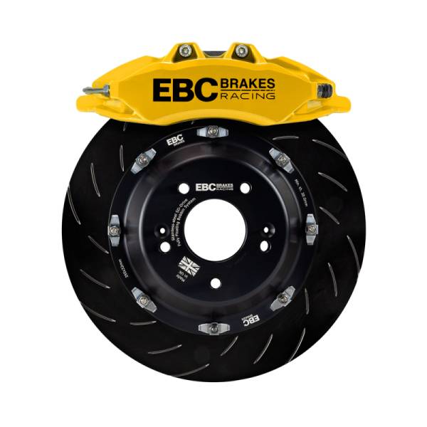 EBC - EBC Racing 92-05 BMW 3-Series E36/E46 Yellow Apollo-6 Calipers 355mm Rotors Front Big Brake Kit