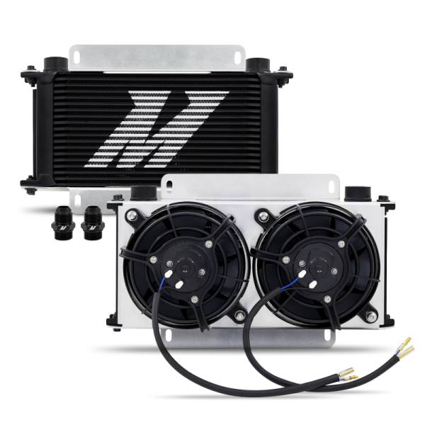Mishimoto - Mishimoto Universal Oil Cooler Kit - 19 Row Cooler and 2x5in Fans