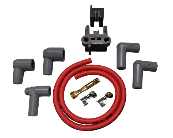 MSD - MSD Universal Coil Wire 8.5mm Super Conductor - Red - 24in - Universal HEI - 84079
