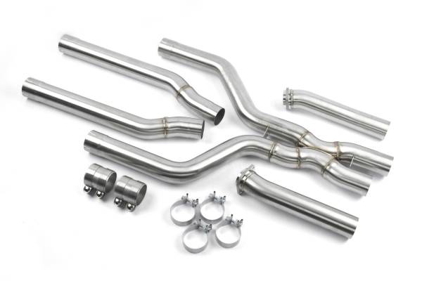 Dinan - Dinan High Flow Middle Exhaust - 2024-2026 BMW X5M/X6M, Stainless Steel - 3.25" - F95/F96 - D660-0103