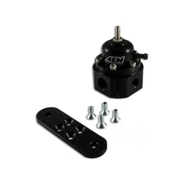 AEM - AEM 25-302BK AEM Universal Black Adjustable Fuel Pressure Regulator