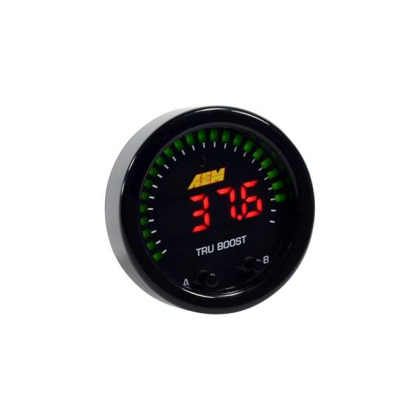 AEM - AEM 30-0352 AEM X-Series Tru-Boost Controller Gauge w/ Boost Control Solenoid 80PSIg Internal MAP Sensor