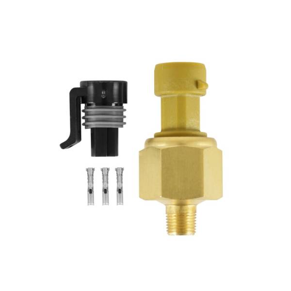AEM - AEM 30-2131-150 AEM 150 PSIg MAP Brass Sensor Kit (Includes 150 PSIg Brass Sensor & 12in Flying Lead Connector)