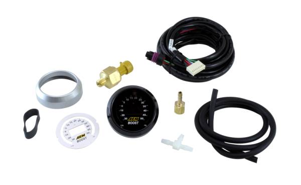 AEM - AEM 30-4408 AEM 52mm Boost Digital Gauge -30-50psi