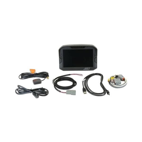 AEM - AEM 30-5703 AEM CD-7 Logging GPS Enabled Race Dash Carbon Fiber Digital Display w/o VDM (CAN Input Only)