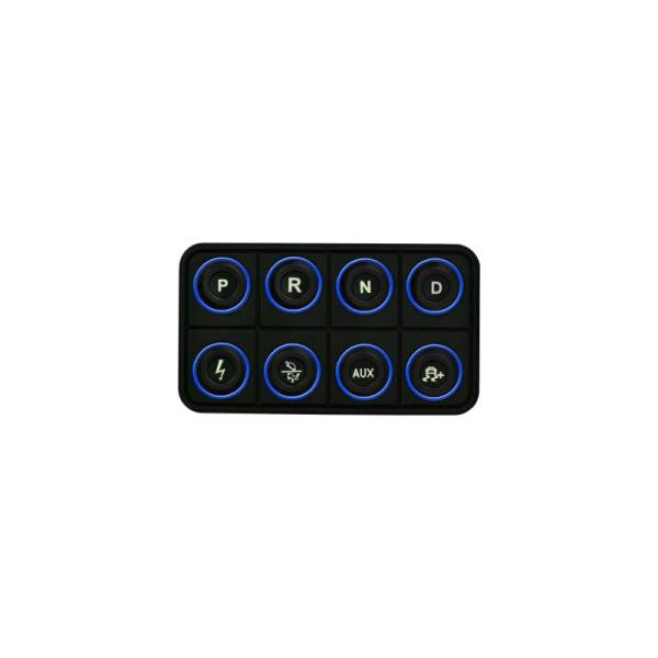 AEM - AEM 30-8400 AEM EV 8 Button Keypad CAN Based Programmable Backlighting