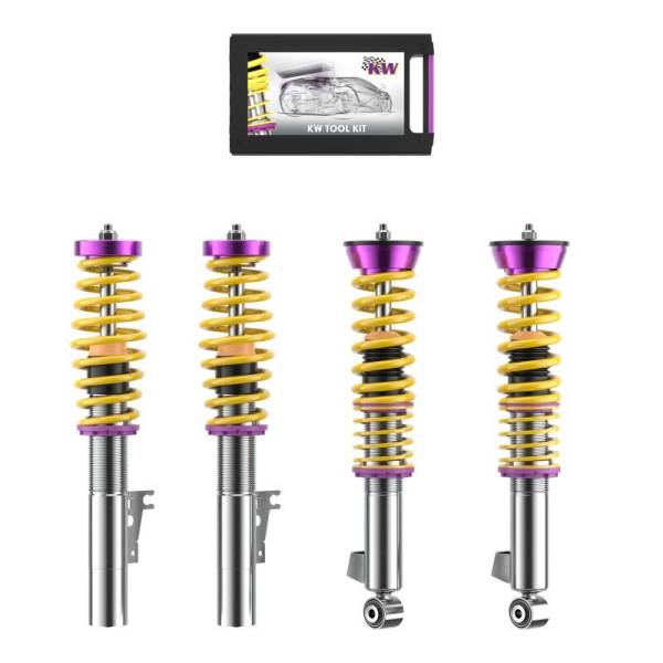 KW - KW 10271002 KW Coilover Kit V1 Porsche 911 (996) Carrera 2; incl. Convertible + Targa