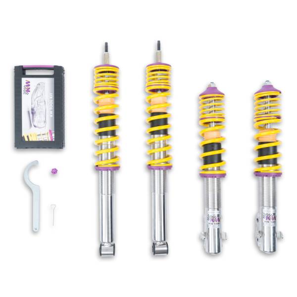 KW - KW 10280004 KW Coilover Kit V1 VW Golf III / Jetta III (1HXO); all incl. Cabrio (-02); 2WD; all engines