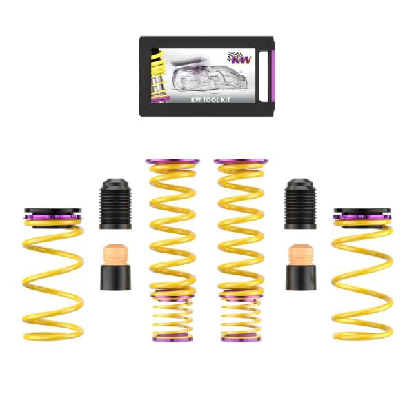 KW - KW 25361034 KW 2020+ Chevrolet Corvette C8 (w/ Electronic Dampers & OE Noselift) Height Adjustable Spring Kit