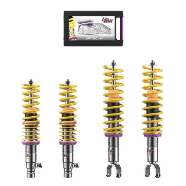 KW - KW 35250001 KW Coilover Kit V3 Honda Civic CRX; Coupe Hatchback Sedan w/ rear lower fork mounts