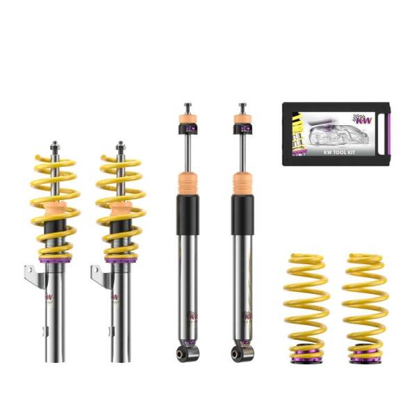 KW - KW 352800CJ KW Coilover Kit V3 KW Coilover Kit V3 2022+ Audi A3 (GY) Sedan 2WD w/o Electronic Dampers (50mm)