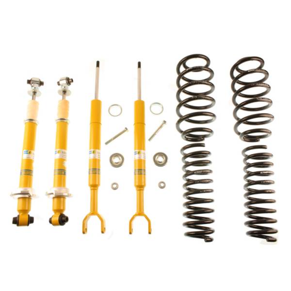 Bilstein - Bilstein 46-183224 Bilstein B12 1997 Audi A4 Quattro Base Front and Rear Complete Suspension Kit - Fits 1996-2000 Audi A4 Quattro