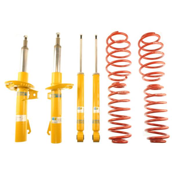 Bilstein - Bilstein 46-183804 Bilstein B12 2005 Volkswagen Jetta TDI Front and Rear Complete Suspension Kit - Fits 2005-2018 Volkswagen Jetta