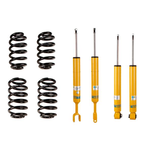 Bilstein - Bilstein 46-188564 Bilstein B12 2004 Audi A4 Quattro Avant Front and Rear Suspension Kit - Fits 2002-2008 Audi A4 Quattro