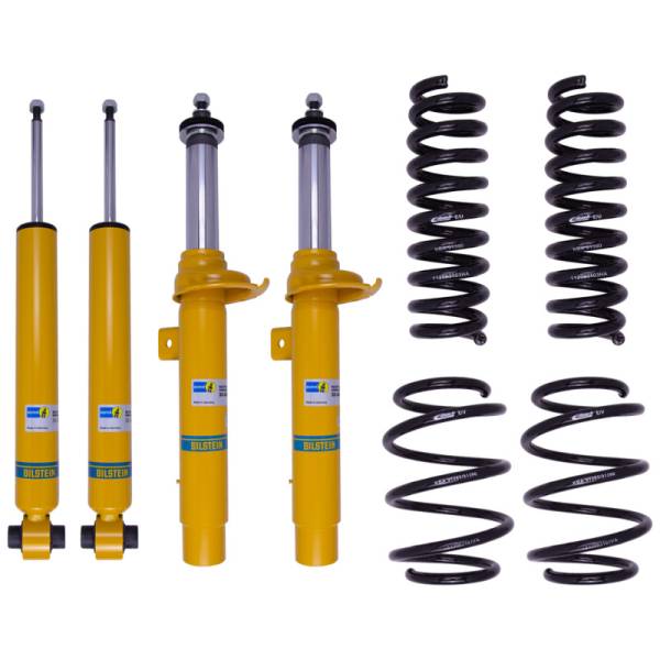 Bilstein - Bilstein 46-229793 Bilstein B12 17-19 BMW Gran Coupe 430i Front and Rear Suspension Kit - Fits 2015-2020 BMW 430i Gran Coupe, 428i Gran Coupe