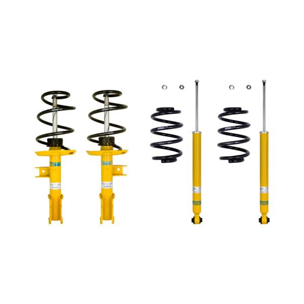 Bilstein - Bilstein 46-254610 Bilstein B12 Pro-Kit 15-18 Mercedes-Benz GLA250 Front and Rear Monotube Suspension Kit - Fits 2015-2020 Mercedes-Benz GLA250