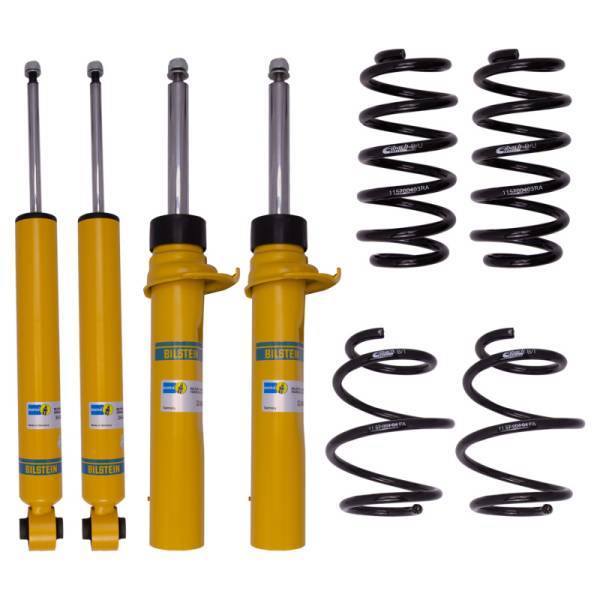 Bilstein - Bilstein 46-257499 Bilstein B12 2015-2017 Mini Cooper L4 2.0L / L3 1.5L Front and Rear Suspension Kit - Fits 2015-2024 Mini Cooper