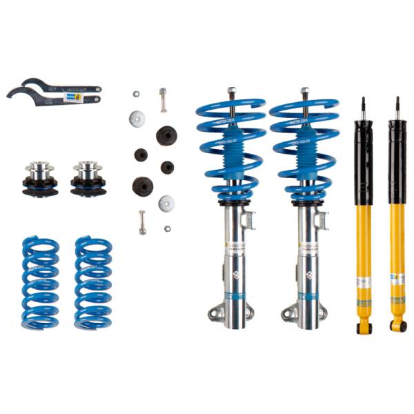 Bilstein - Bilstein 47-100770 Bilstein B14 2002 Mercedes-Benz C230 Kompressor Front and Rear Suspension Kit - Fits select 2001-2009 Mercedes-Benz models