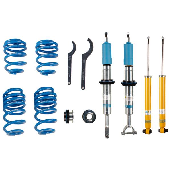 Bilstein - Bilstein 47-124806 Bilstein B14 1999 Audi A6 Avant Front and Rear Suspension Kit - Fits 1998-2005 Volkswagen Passat