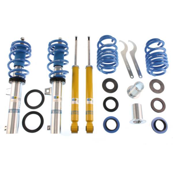 Bilstein - Bilstein 47-158283 Bilstein B14 2010 Volkswagen Golf Base Front and Rear Performance Suspension System - Fits 2010-2019 Volkswagen GTI, Beetle