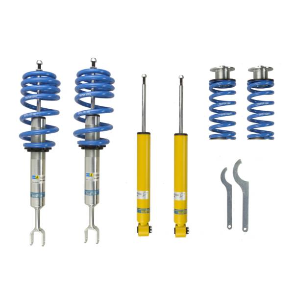Bilstein - Bilstein 47-169289 Bilstein B14 2004 Audi A4 Avant Front and Rear Suspension Kit - Fits 2002-2009 Audi A4