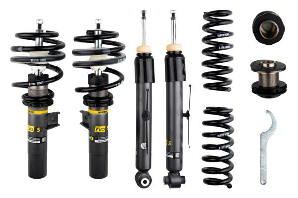 Bilstein - Bilstein 47-326170 Bilstein 21-23 BMW 330e/M440i EVO Series Coilovers - Front & Rear - Fits 2021-2023 BMW 330e