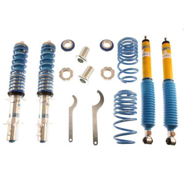 Bilstein - Bilstein 48-080651 Bilstein B16 96-03 Audi A3 Front and Rear Performance Suspension System - Fits 1998-2010 Volkswagen Beetle, Golf, Jetta