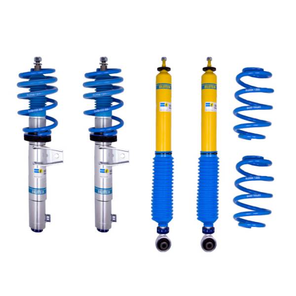 Bilstein - Bilstein 48-254960 Bilstein B16 15-16 VW Golf Front and Rear Performance Suspension System - Fits 2015-2021 Volkswagen Golf SportWagen, Golf