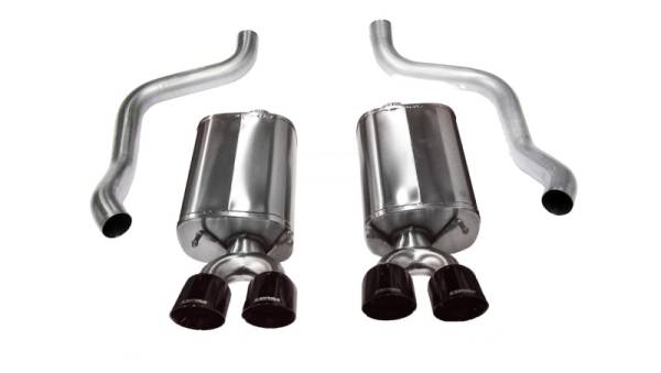CORSA Performance - CORSA Performance 14108BLK Corsa 2009-2013 Chevrolet Corvette C6 6.2L V8 Black Sport Axle-Back Exhaust