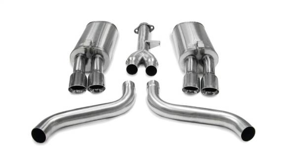 CORSA Performance - CORSA Performance 14115 Corsa 1986-1991 Chevrolet Corvette C4 5.7L V8 L98 Polished Sport Cat-Back Exhaust