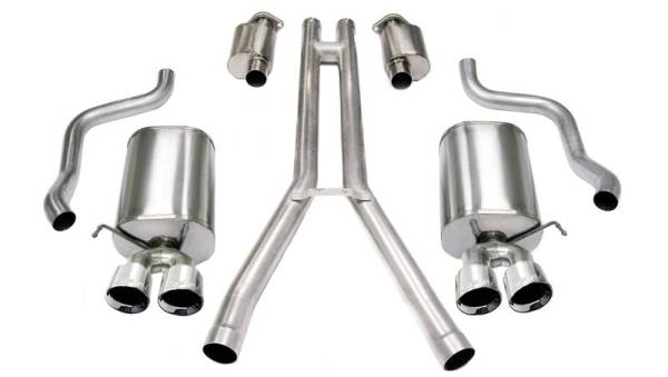 CORSA Performance - CORSA Performance 14156 Corsa 2004-2008 Cadillac XLR 4.6L Polished Sport Cat-Back Exhaust