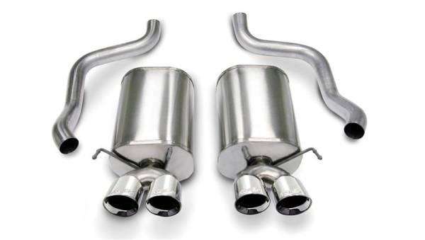 CORSA Performance - CORSA Performance 14169 Corsa 2005-2007 Chevrolet Corvette C6 6.0L V8 Polished Sport Axle-Back Exhaust