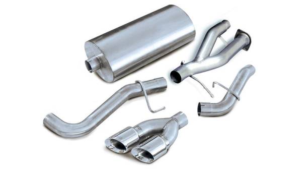 CORSA Performance - CORSA Performance 14220 Corsa 2002-2006 Cadillac Escalade 6.0L V8 Polished Sport Cat-Back Exhaust