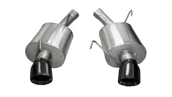 CORSA Performance - CORSA Performance 14311BLK Corsa 2005-2010 Ford Mustang Shelby GT500 5.4L V8 Black Sport Axle-Back Exhaust
