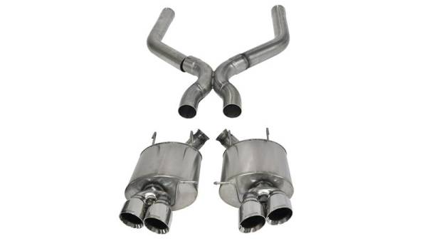 CORSA Performance - CORSA Performance 14323 Corsa 2013-2014 Ford Mustang Shelby GT500 5.8L V8 Polished Sport Axle-Back + XO Exhaust