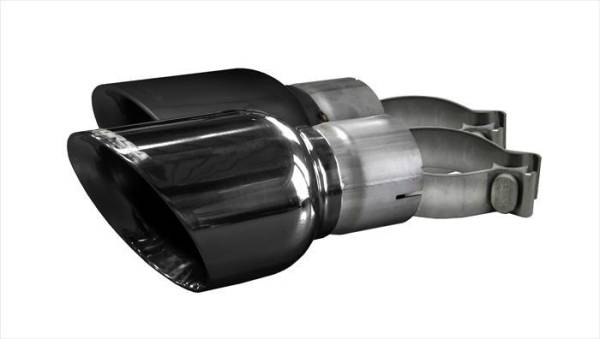 CORSA Performance - CORSA Performance 14346BLK Corsa 2015-2025 Ford Mustang GT 3.0in Inlet / 4.5in Outlet Black PVD Tip Kit (For Corsa ExhaustOnly)