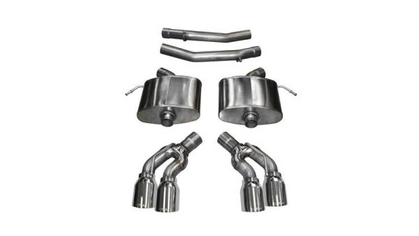 CORSA Performance - CORSA Performance 14357 Corsa 2016-2019 Cadillac CTS V Sedan 6.2L V8 2.75in Polished Sport Axle-Back Exhaust