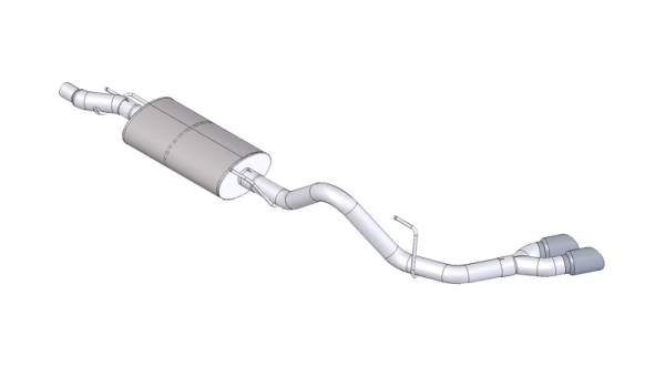 CORSA Performance - CORSA Performance 14392 Corsa 2011-2014 Ford F-150 EcoBoost 3.5L V6 Polished Sport Cat-Back Exhaust