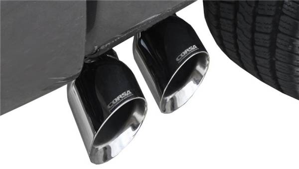 CORSA Performance - CORSA Performance 14393 Corsa 2011-2014 Ford F-150 5.0L V8 Polished Sport Cat-Back Exhaust