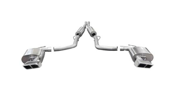CORSA Performance - CORSA Performance 14427 Corsa 2014-2014 Dodge Challenger SRT-8 6.4L V8 Auto Polished Xtreme Cat-Back Exhaust