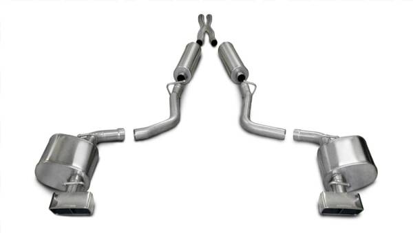 CORSA Performance - CORSA Performance 14437 Corsa 2009-2010 Dodge Challenger R/T 5.7L V8 Manual Polished Xtreme Cat-Back Exhaust