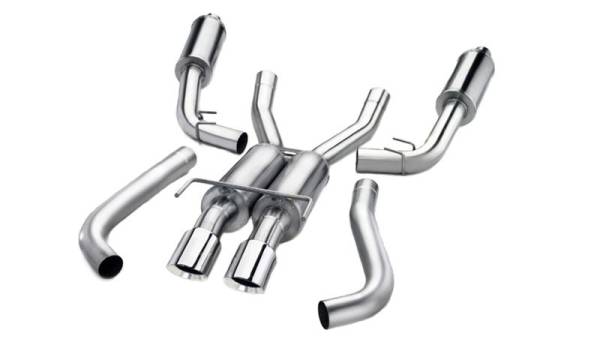 CORSA Performance - CORSA Performance 14440 Corsa 2005-2010 Dodge Charger No Towing Hitch SRT-8 6.1L V8 Polished Xtreme Cat-Back Exhaust