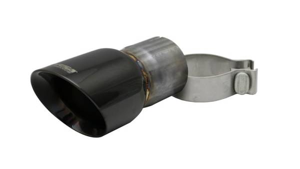 CORSA Performance - CORSA Performance 14497BLK Corsa 10-14 Volkswagen R Mk6 Black Two 4.0in Black PVD Polished Pro-Series Tips