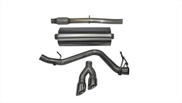 CORSA Performance - CORSA Performance 14848 Corsa 2014-2019 Chevy Silverado 1500 5.3L V8 CC / SB 3in Single Side Exit Touring Cat-Back Exhaust