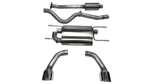 CORSA Performance - CORSA Performance 14864 Corsa 2012-2025 Scion FRS / Subaru BRZ Polished Sport Cat-Back Exhaust